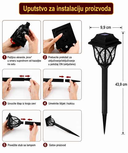 Solarne lampe(set od 6 komada)